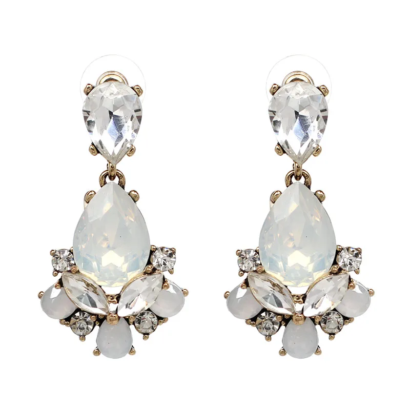 Модные брендовые ювелирные изделия, роскошные модные серьги с кристаллами, стразы, Элегантные Очаровательные серьги Brincos для женщин