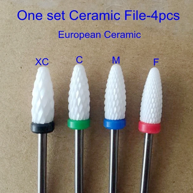 

One set of Professional Ceramic Nail or Foot File Buffer for the Manicure Pedicure Salon