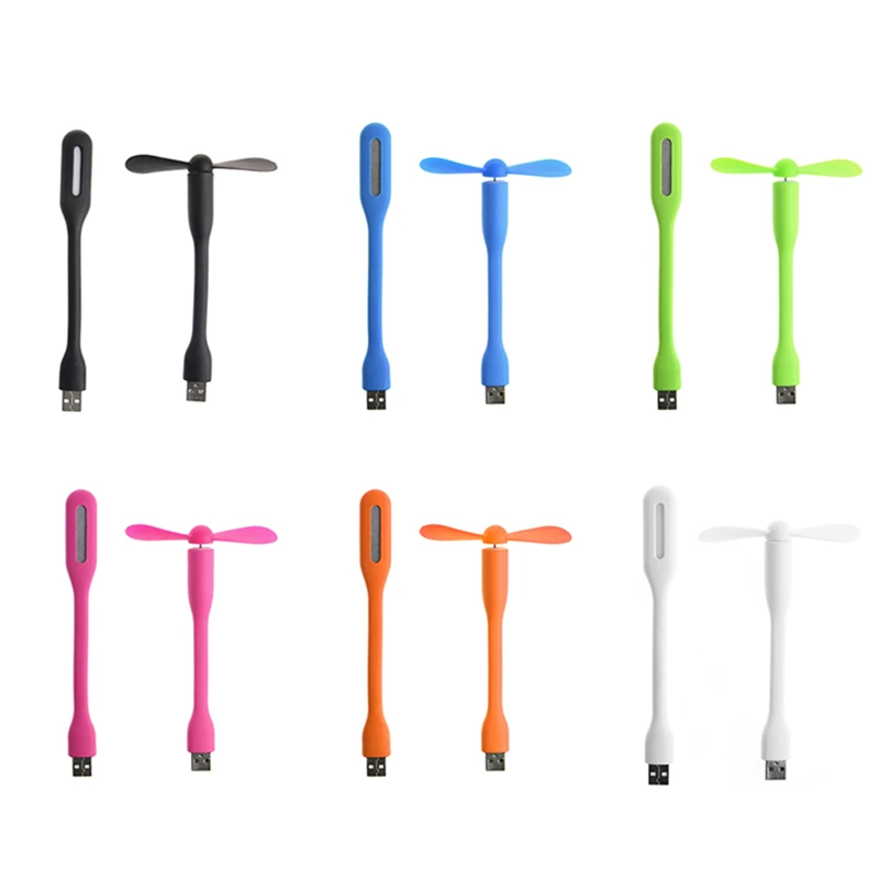 

Flexible USB Fan USB LED Light Lamp For MacBook Laptop Notebook PC Power Bank