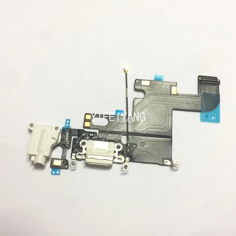 30 шт. YIFEIYANG OEM для iPhone 6 6G 4," зарядное устройство зарядный порт док-станция USB разъем гибкий кабель наушники аудио лента с принтом Jack