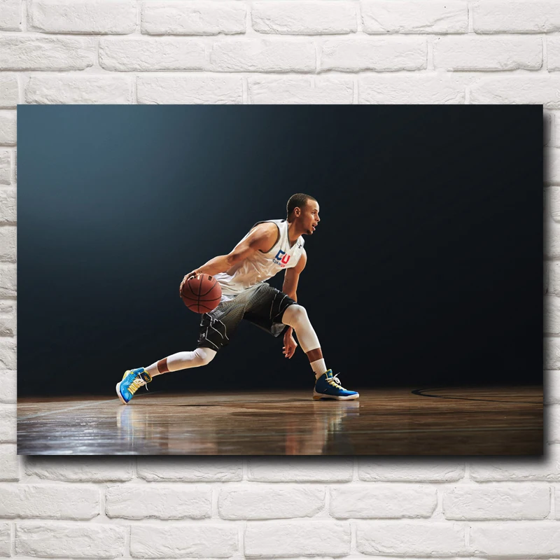 

Stephen Curry Basketball Star Art Silk Fabric Poster Print Wall Home Decor Pictures 12x18 16X24 20x30 24x36 Inches Free Shipping