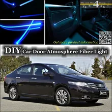 Для HONDA City type Zp ZX S Fit Aria Everus S1 баллада Грация интерьерный светильник окружающего воздуха Настройка атмосфера волоконно-оптический ремешок светильник s