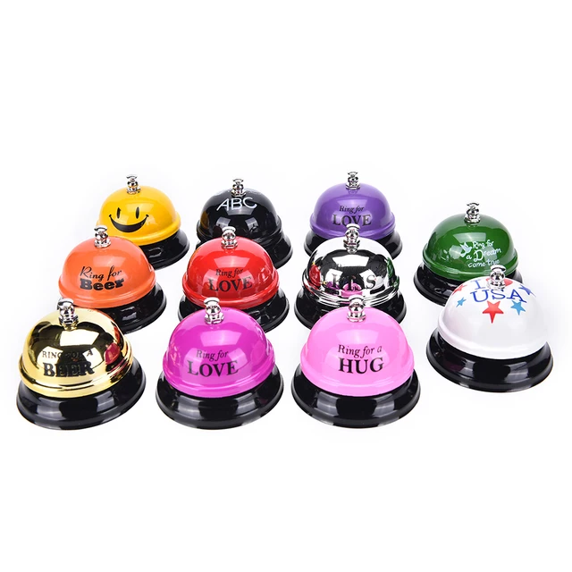1Pc Desk Kitchen Hotel Counter Reception Restaurant Bar Ringer Call Bell Service For Wedding Gift Party Favor