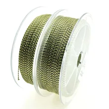 50 м 8 стойка камуфляжная леска для ловли карпа мягкий крючок звено карпа Hooklink непокрытая оплетка леска для волос Rig 25 35LB такелажная леска