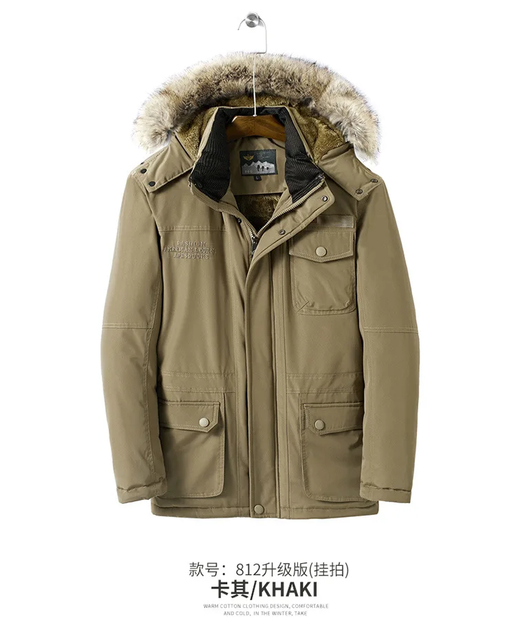 AFS JEEP, зимняя куртка, мужские парки, Мужская Толстая теплая флисовая куртка с капюшоном, USB инфракрасное Отопление, электрическая теплая куртка, мужские парки
