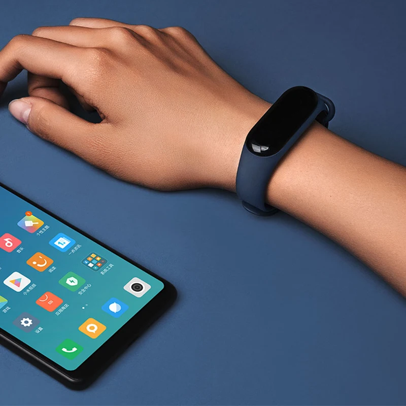 Умный Браслет Xiaomi Mi Band 3 50 м водонепроницаемый с пульсометром|Смарт-браслеты| |