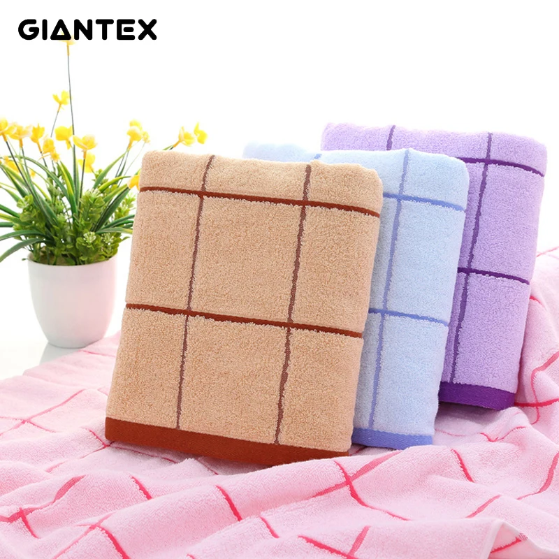 Женское банное полотенце GIANTEX хлопковое для взрослых тела|Банные полотенца| |