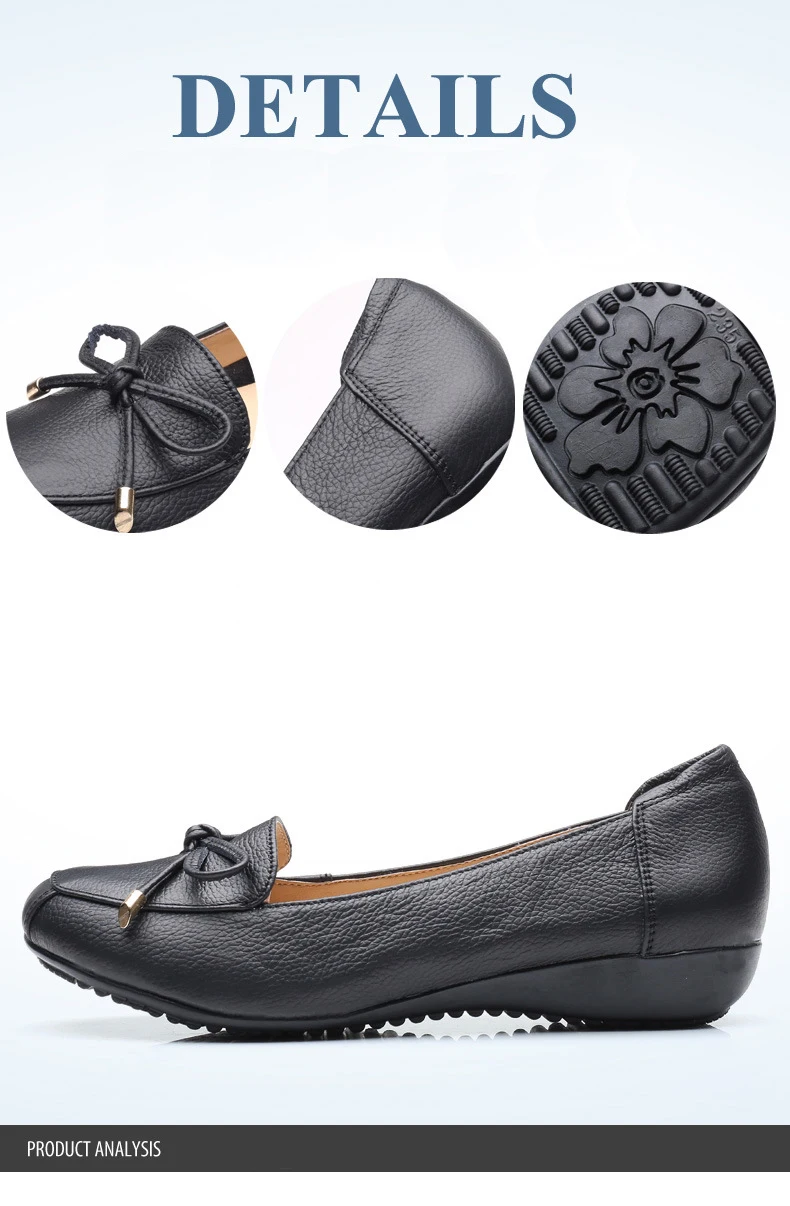 mulheres confortáveis senhoras lisas mocassins bowknot sola