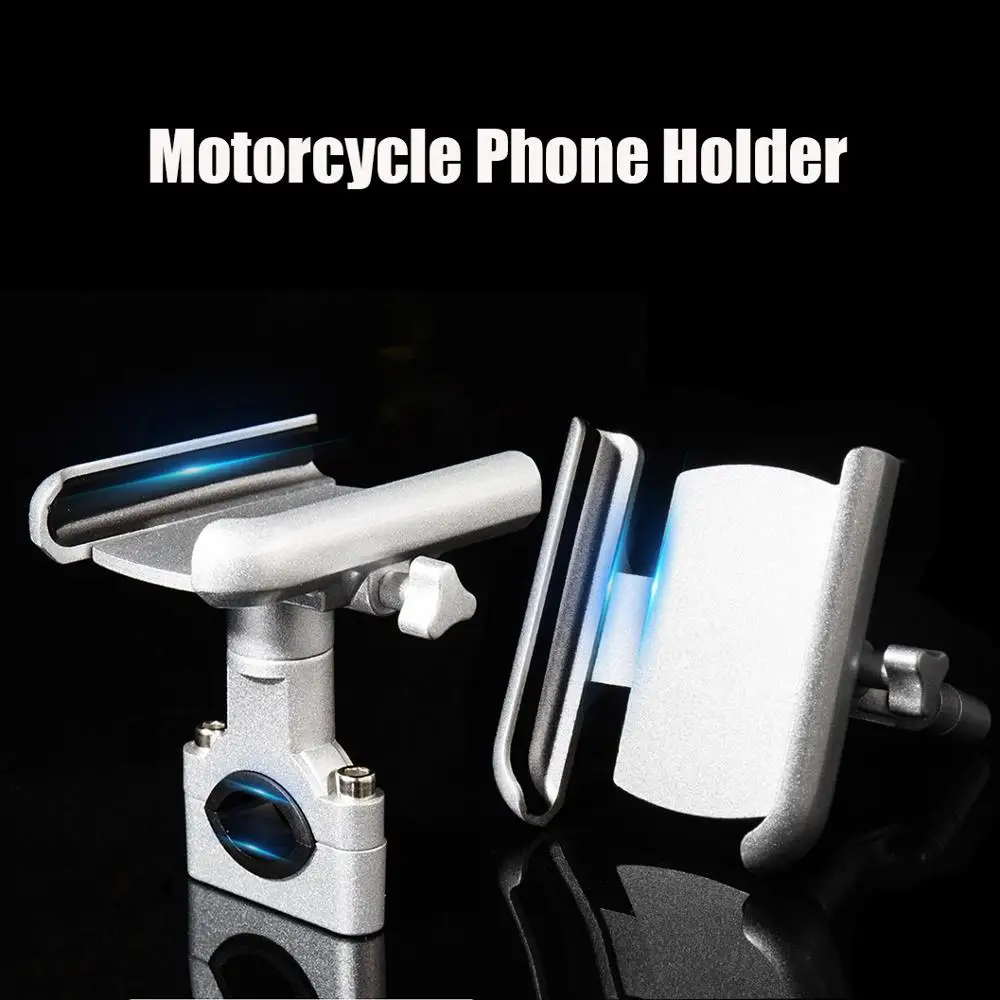  Aluminum Alloy Handlebar Rear View Mirror Phone Stand Universal Bike Bicycle Motorcycle Phone Holde