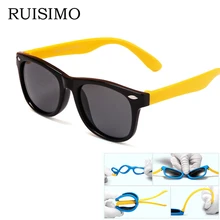 rubber frame New Children TAC Polarized font b Sunglasses b font font b Kids b font