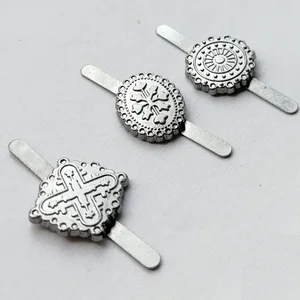 20 шт 15 мм Высокое качество цинк сплав металла штифтики для скрапбукинга смешанные стили дополнительно антикварные бумажные ремесла открытки в альбом подарок DIY - изображение