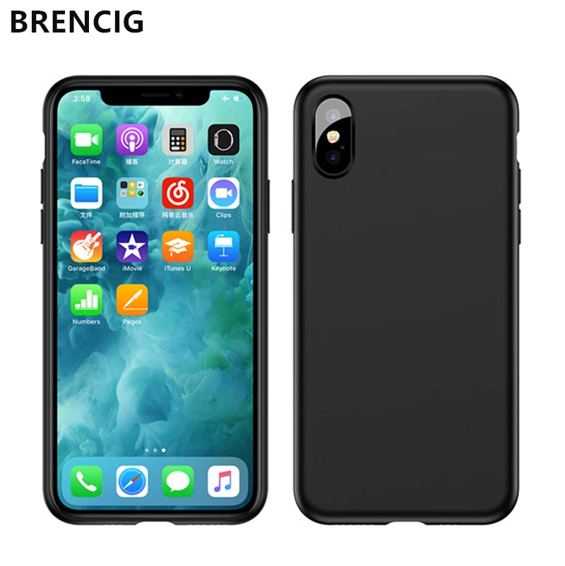 BRENCIG для iPhone 6 6s 7 8 Plus многоцветный чехол протектор X XS MAX Мягкий силиконовый из