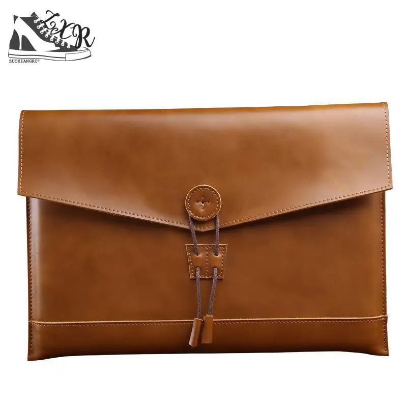 

Zuoxiangru Hot Men's Leather Vintage Frmal Business Lawyer Briefcase Messenger Shoulder Attache Portfolio Tote