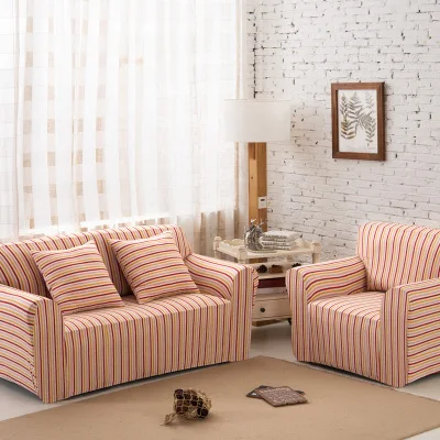 Вязаный хлопковый универсальный чехол для дивана, полностью кожаный чехол для дивана, все включено, ультра эластичный чехол для дивана - Цвет: SC005