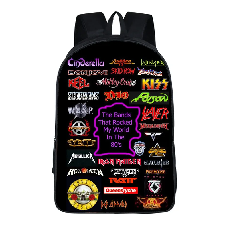 Индивидуальная индивидуальная модель, мужской рюкзак в рок-стиле, Классический рюкзак с принтом черепа, школьная сумка для студентов, рюкзак для девочек и мальчиков, mochila - Цвет: color6