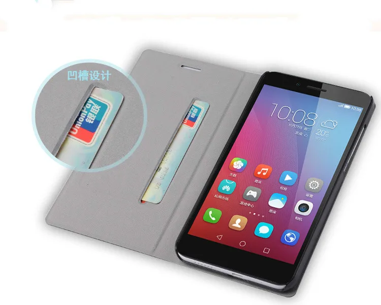 Новое поступление чехол для Huawei Honor 5c/5x роскошный тонкий кожаный книжка 5c 5x