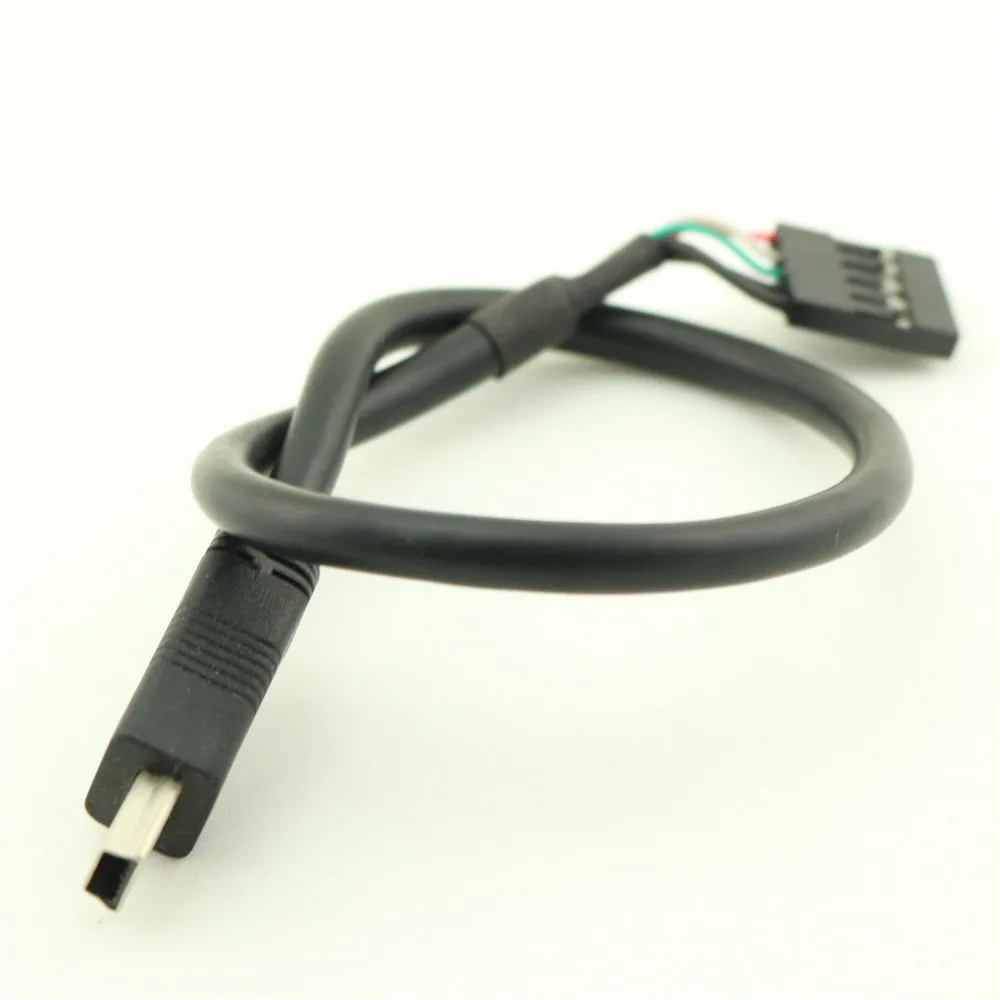 1 шт. Mini USB 5 Pin типа «папа» для Dupont 5 Pin наружный коллектор PCB адаптер материнской платы кабель 50 см/1.5ft