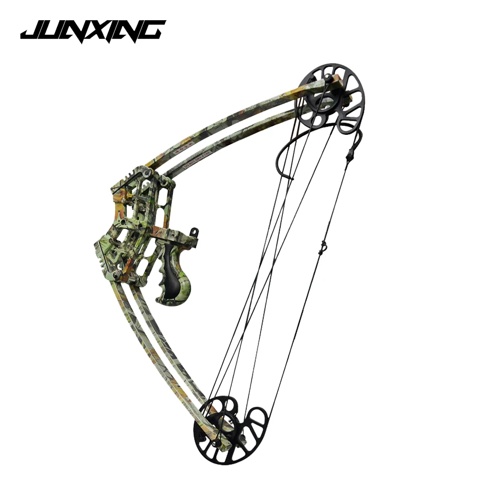 

2 Color 45Lbs Triangle Bow and Compound Bow 270fps IBO Speed for Left and Right Hand User Archery Hunting Shooting