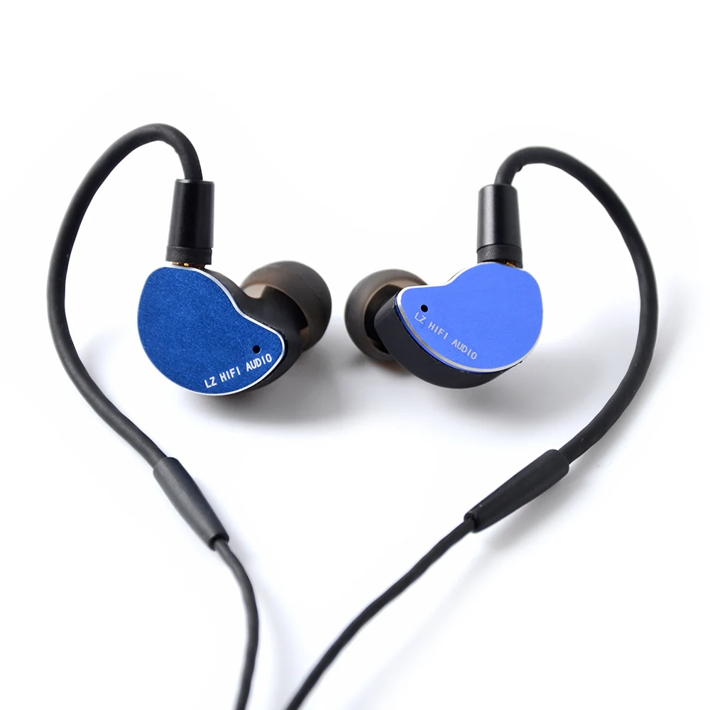 LZ Z05A наушники в ухо динамический привод HIFI IEM металлическая гарнитура вкладыши со съемным отсоединением MMCX кабель MMCX съемный