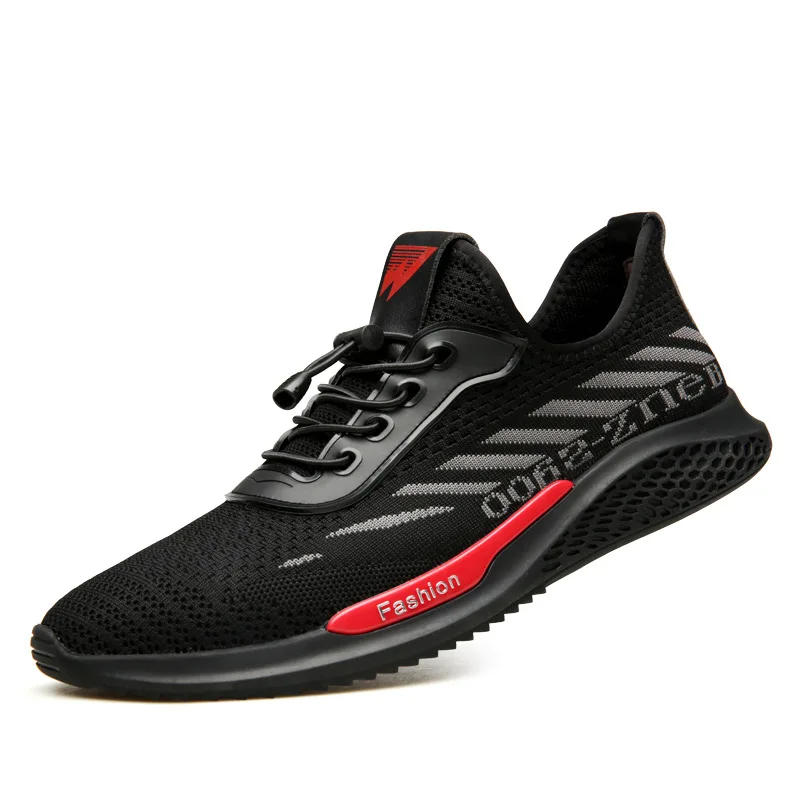 Уличные кроссовки для мужчин кроссовки Новая мода легкий дышащий Черный Спорт и образ жизни мужская обувь