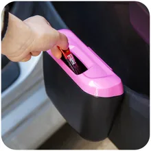 Автомобильный мусорный мини-подвесной мусорный бак, автомобильный ящик для хранения, мусорное ведро, автомобильные аксессуары для интерьера, бардачок