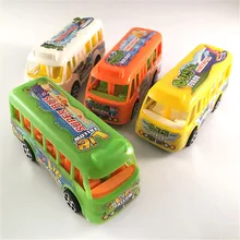 Tire hacia atrás el autobús para el poder de juguete niño bebé guardería juguetes educativos clásicos de juguete autobús