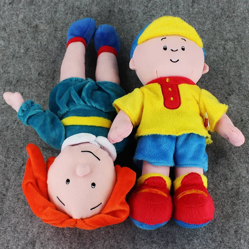 30-32 см Американский мультфильм Caillou плюшевые игрушки Caillou Sister Rosie мягкие куклы подарок для детей