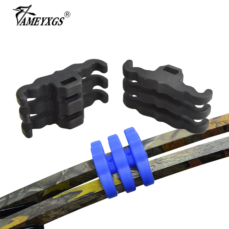 2pcs Bow Limbs Stabilzier Rubber Material Compound Bow Limbs Damping