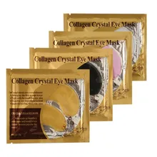 50 пар все Цвета коллаген кристалл коллагеновая маска для глаз Eye Mask век темные круги Pad влаги против морщин на