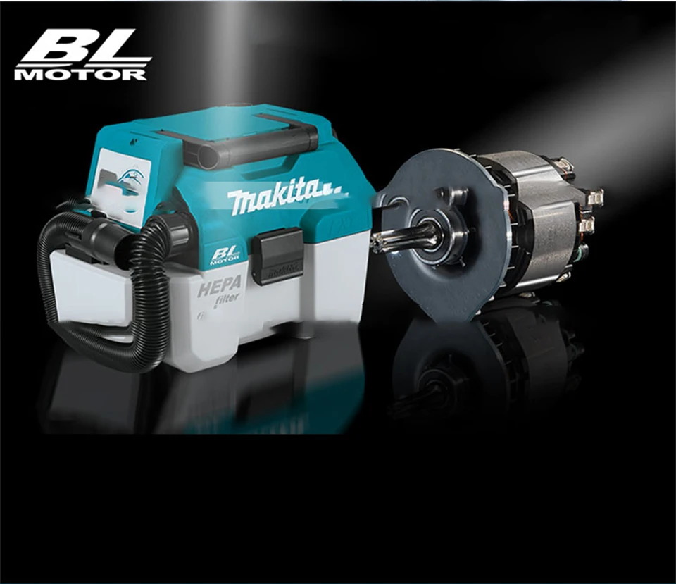 Япония Makita DVC750LZ промышленный/домашний пылесос плечевой ремень 18 бесщеточным двигателем зарядки робот пылесос 7.5L 1.6m3/мин 6.7kPa