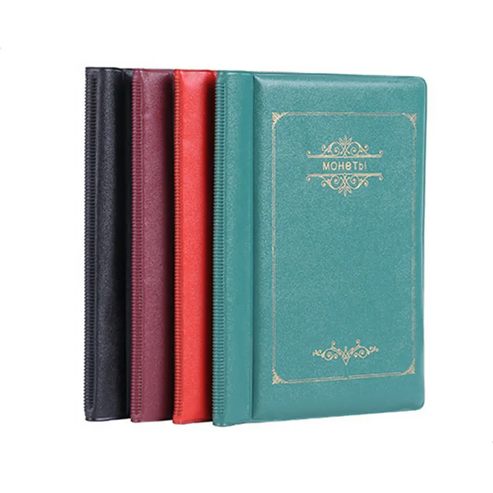 

120 Coin Collection Holders Storage Money Penny Pocket Album Book Folder Case US