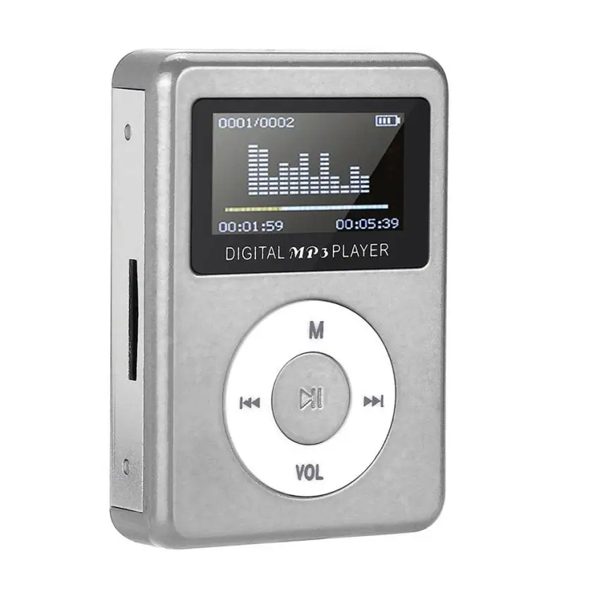 New2018 стиль USB мини MP3-плеер ЖК-экран Поддержка 32 ГБ Micro SD TF карта walkman MP3-плеер мини MP3 moduledrop шоппинг