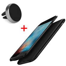 NEWDERY RCN External Backup Power bank Pack battery Charger Case Cover ForiPhone 6 6S 7 Plus with Magnetic Car holder