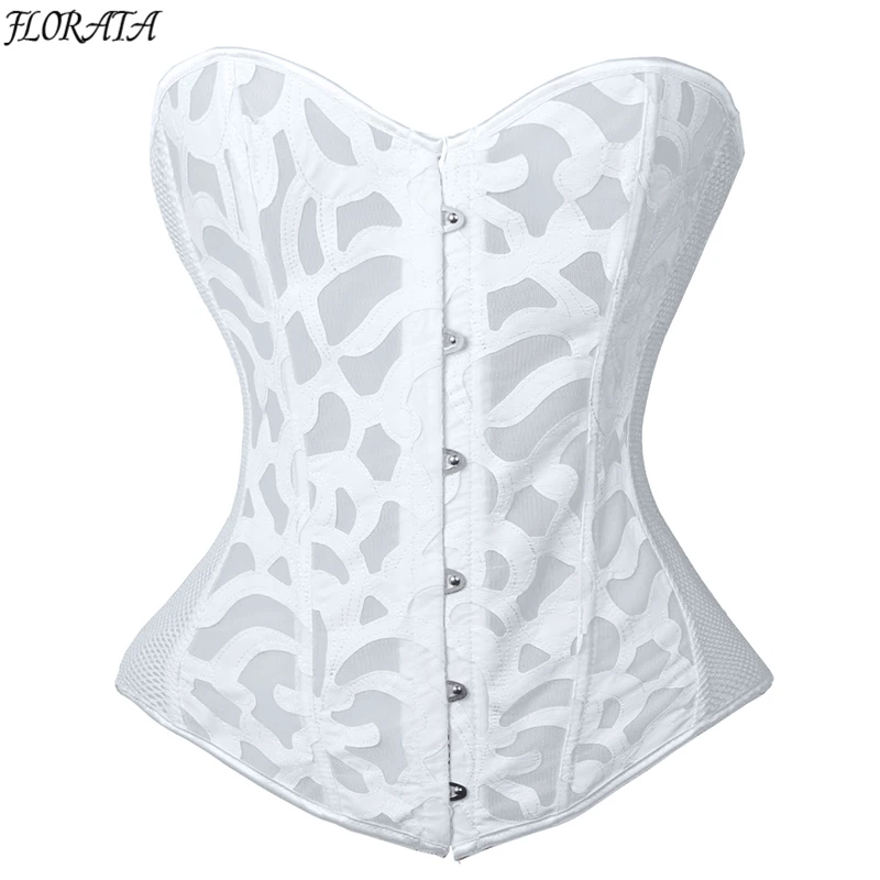 New Fashion Burlesque Steampunk Corset Gothic Waist Trainer Overbust Corsets and Bustiers Tops Gothic Body Shaper Slim