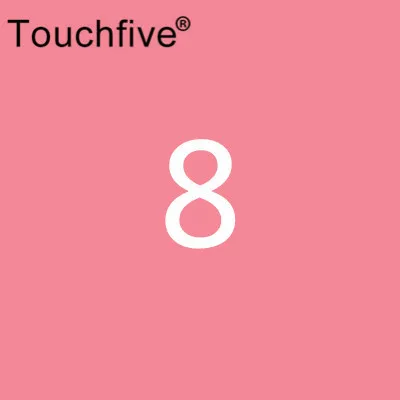 TOUCHFIVE опционально цвет соответствия искусство маркеры Кисть ручка эскиз на спиртовой основе маркеры двойная головка манга ручки для рисования товары для рукоделия - Цвет: 8