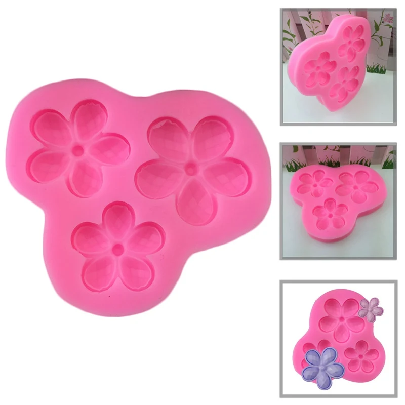 

1PCS Beautiful Flowers Silicone Mold Fondant Mold Cake Decorating Tools Chocolate Gumpaste Mold 2018 New Arrival