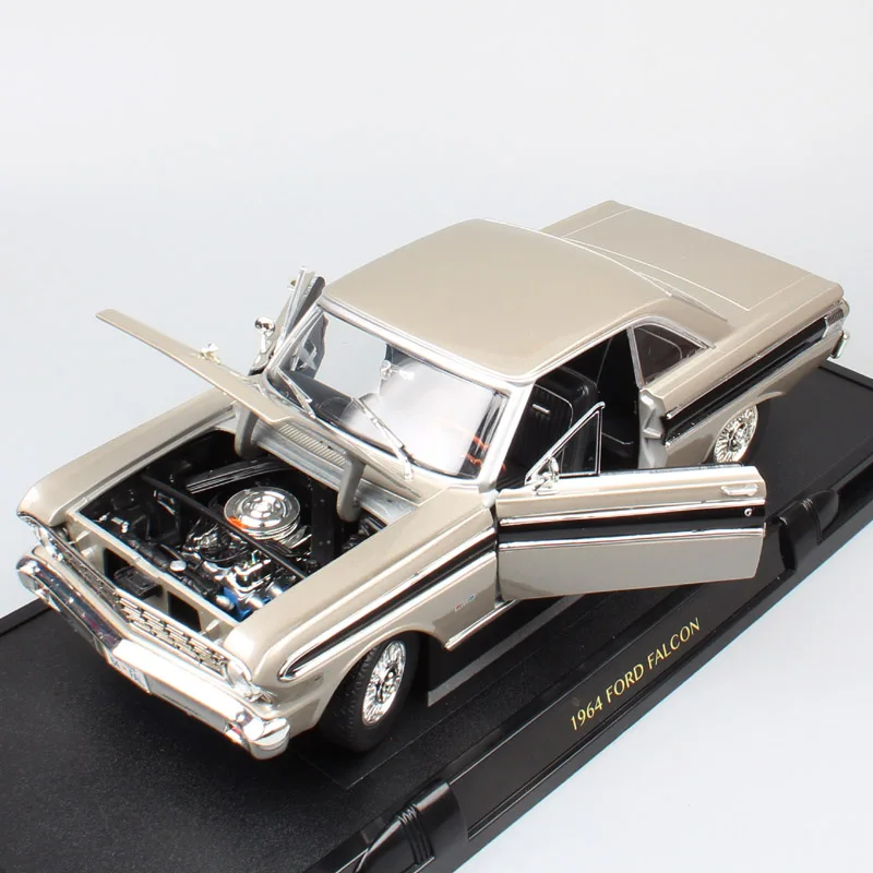 1:18 Масштаб классический ретро дорожный знак 1964 FORD FALCON Sprint hardtop Diecasts& Toy Vehicles модели автомобилей Коллекция игрушек для мальчиков