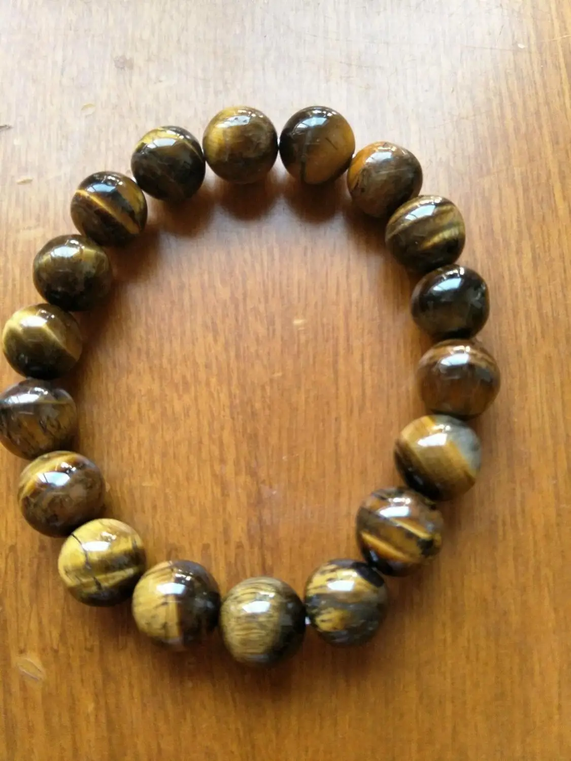 

new beautiful fashion 10mm tiger's eye bracelet 7"' 0345 28%
