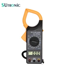 DT266 Digital Current Clamp Meter Buzzer Data Hold Non-contact Multimeter test Voltmeter Ohmmeter Ammeter Ohmmeter Volt AC DC