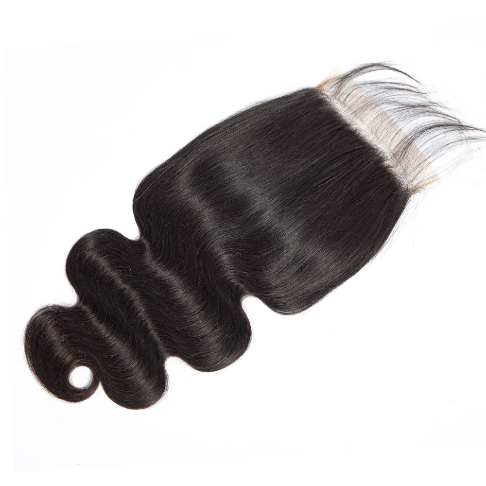

Superfect Brazilian Body Wave 6x6 Lace Closure Pre Plucked Natural Hairline With Baby Hair Big Lace Size Remy Swiss Lace Closure