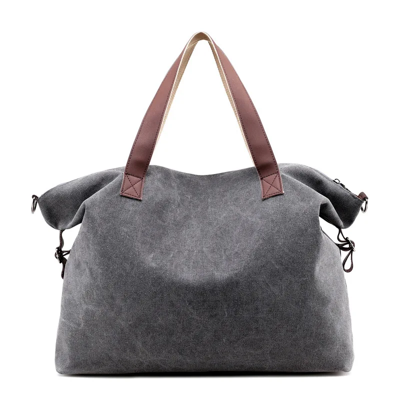 Women Canvas Handbags High Quality Female Single Shoulder Bags Crossbody Bag Vintage Solid Multi-pocket Lady Totes Bolsas SS7376 (23)
