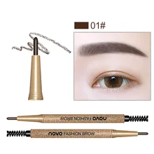 Прочный двухсторонний карандаш для глаз век кисти трафареты для бровей комплект