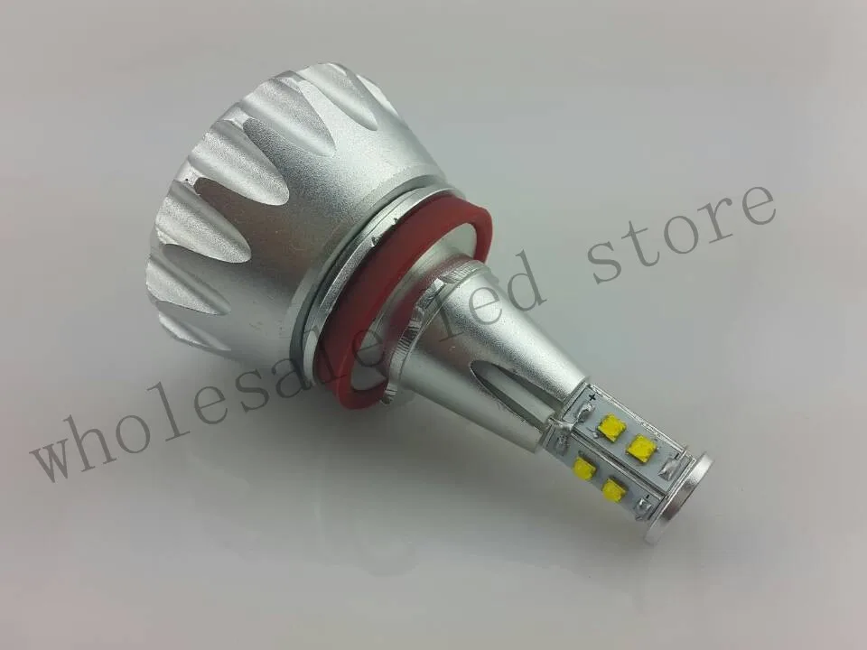 

2X 40W Led Marker Angel Eyes Bulbs case for BMW E92 H8 (TYPE 20) 1800LM Error Free Plug and Play with mini fan Freeshipping GGG