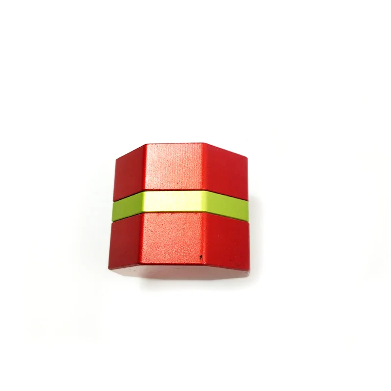 red with green