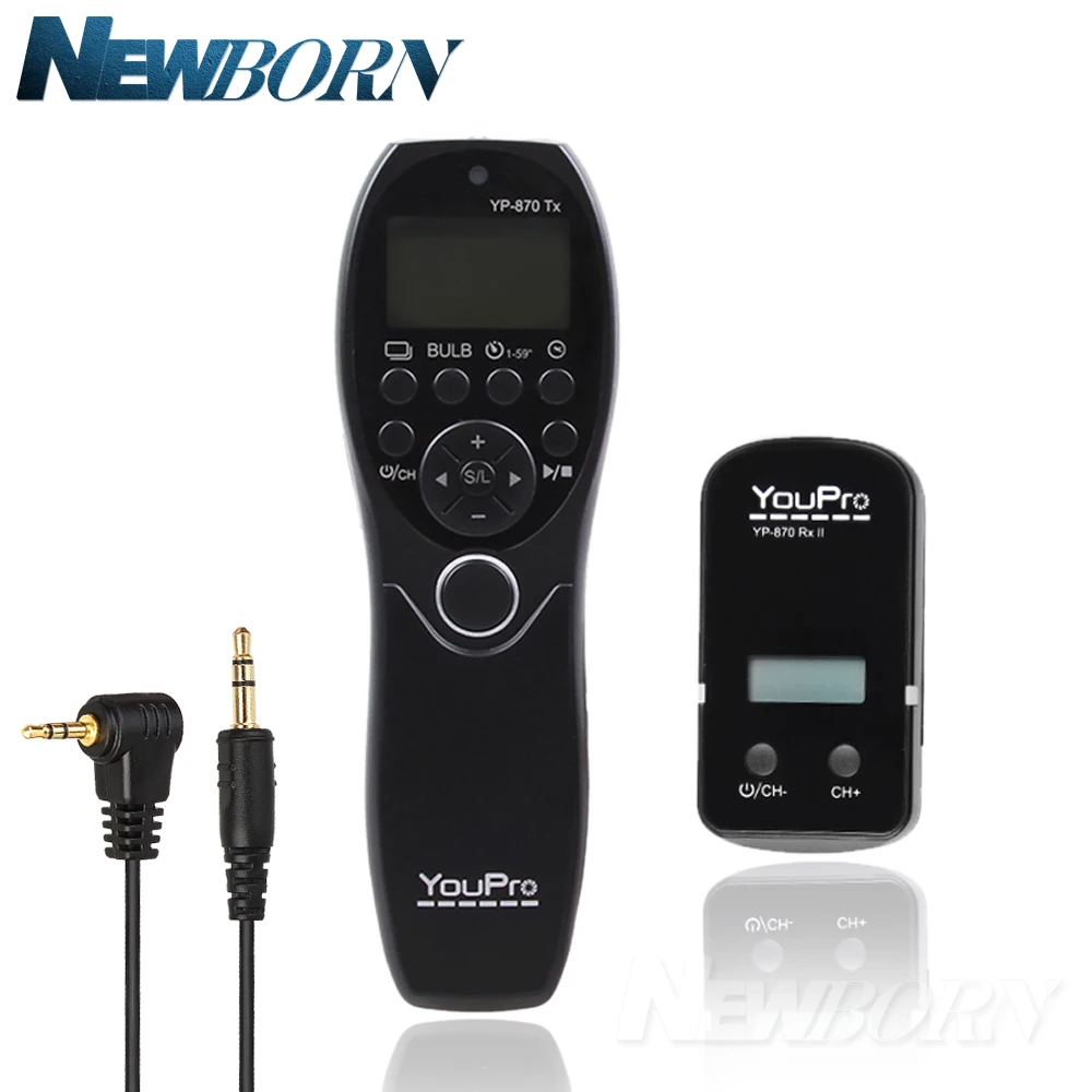 YouPro YP-870II E3 Wireless Shutter Timer Remote for CANON Powershot G1 X Mark II G5 X G3 X G1X G12 G15 G16 SX50 SX60 HS RS-60E3 YouPro YP-870II E3 Wireless Shutter Timer Remote for CANON Powershot G1 X Mark II G5 X G3 X G1X G12 G15 G16 SX50 SX60 HS RS-60E3