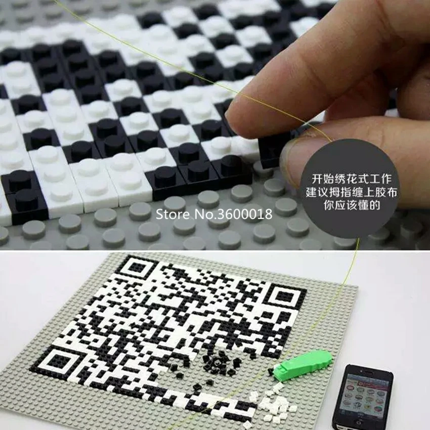 Decool Technic запчасти механические 1x1 пластина Совместимость 3024 DIY строительные блоки