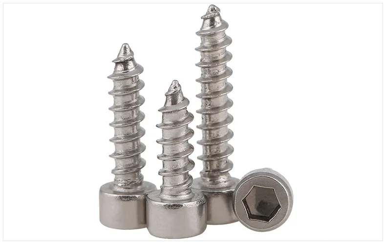 

Cylinder head self-tapping screws 304 stainless steel M3.5 hex socket for audio amplifier speaker screws HA screws