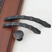 3.75 5 Kitchen Cabinet Knobs Handle Pull Dresser Knobs Rustic Drawer Pulls Handle Knob Door Handles Oil Rubbed Bronze 97mmx31mm retro shell pulls oil rubbed iron conch cup handle knob drawer cabinet decor bin pulls