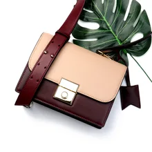 Для женщин корейский вариант цвета модная кожаная сумка тенденция Для женщин новая версия цвет кожи мода шоу