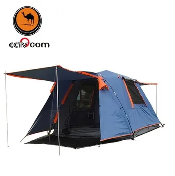 

Camel automatic double layer tent outdoor 3 - 4 camping tent square outdoor bivvy tent